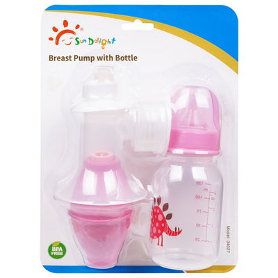 PPの乳液BPAびんが付いている自由な手動胸ポンプ