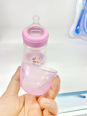 食品級 シリコン 乳首 広い 首 赤ちゃん 給餌 ボトル BPA フリー PP プラスチック 牛乳 ボトル