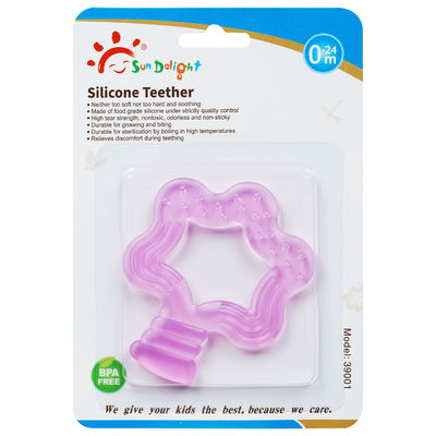 破損強さの無臭の3か月の赤ん坊のシリコーンTeether