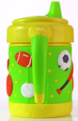 OEM 6oz 160mlの赤ん坊によって重くされるわらのコップ柔らかいTPEの口