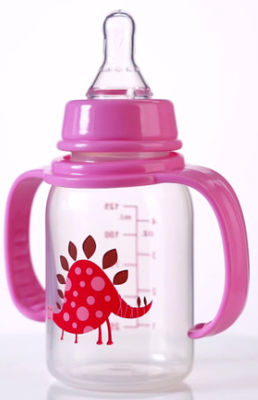 標準的な4oz 125mlのポリプロピレンの哺乳瓶2のハンドル