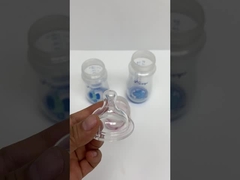 洗濯できる明確で広い首のシリコーンの反Colic乳首