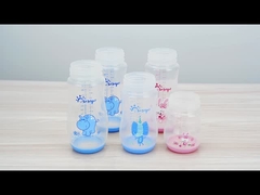 FDA PPの自由の二重ハンドルBPAが付いている広い首の哺乳瓶